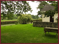 Barn Cottage's private garden